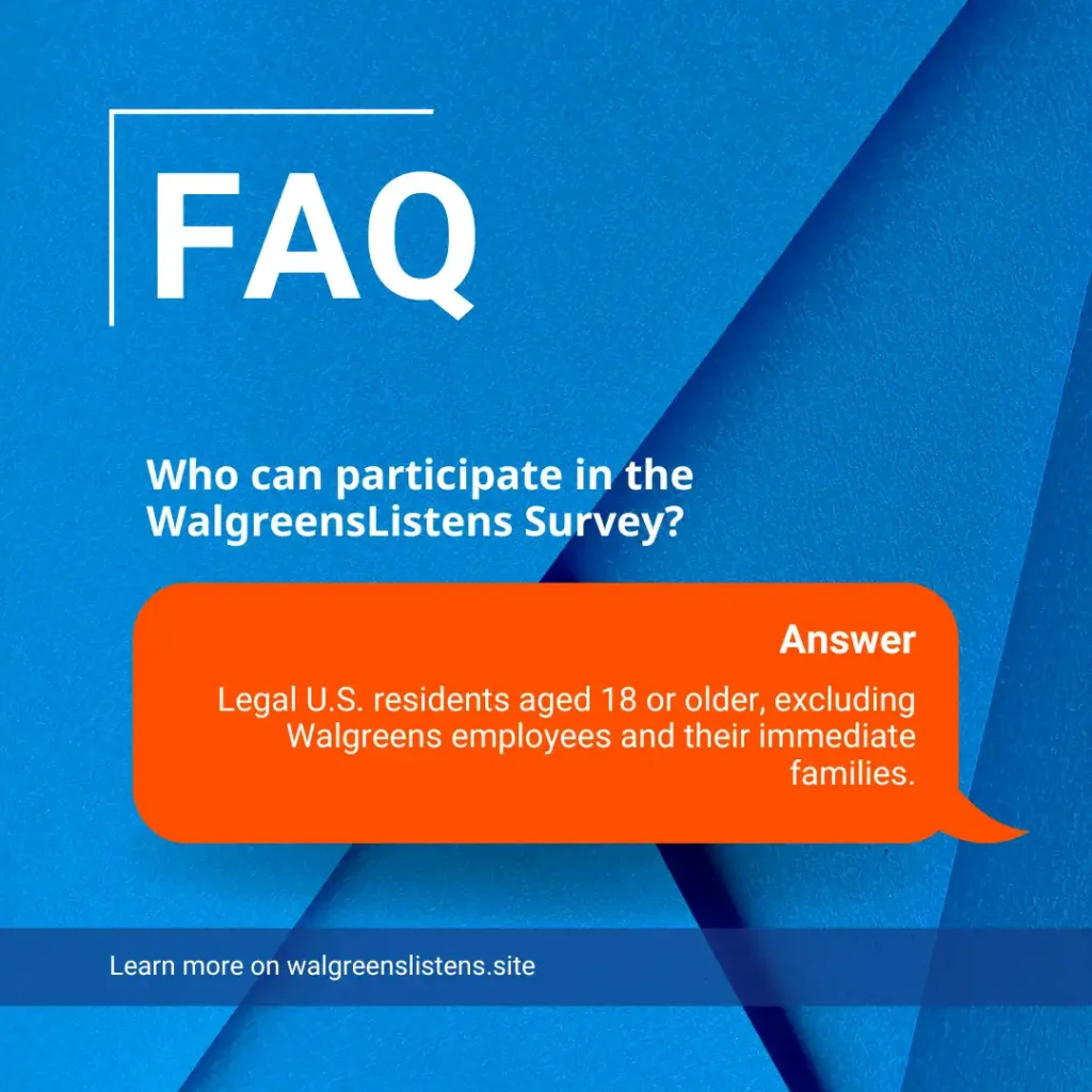 FAQs for the WalgreensListens Survey